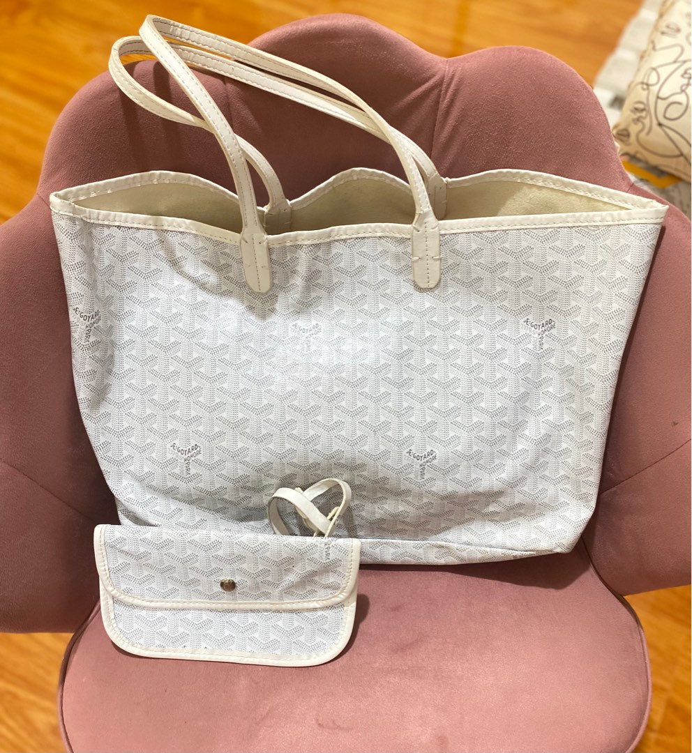 White Goyard Bag, Women's Fashion, Bags & Wallets, Tote Bags on Carousell