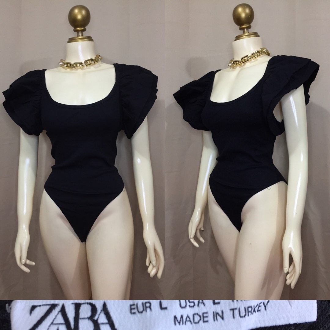 ZARA BODYSUIT, Women's Fashion, Tops, Others Tops on Carousell