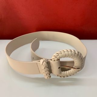 Zara Cream Thick Belt