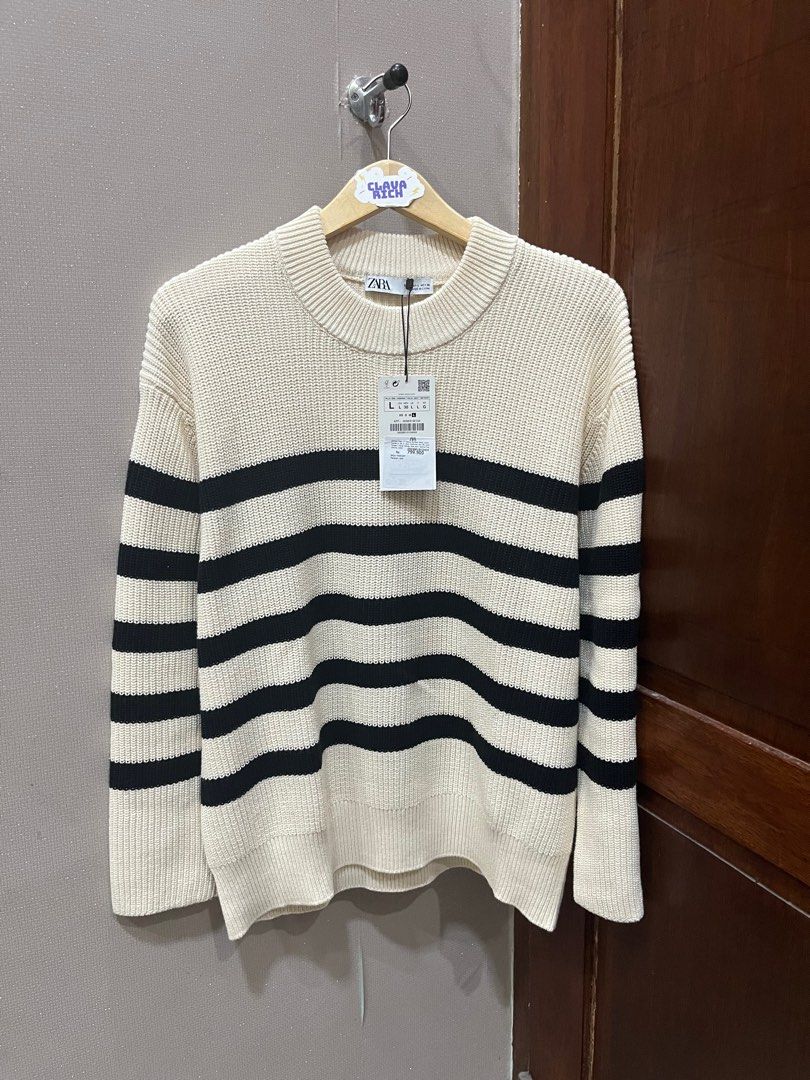 Zara knit stripe sweater