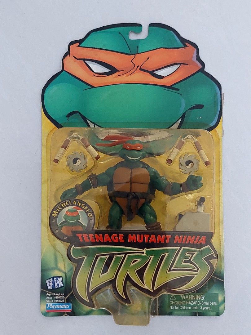 2002 Playmates Teenage Mutant Ninja Turtles Tmnt Leonardo Donatello Michelangelo Raphael Action 5304
