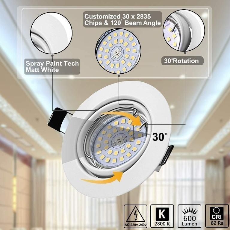 2835 SMD LED - 3000K Warm White Surface Mount LED with 120 Degree Viewing  Angle