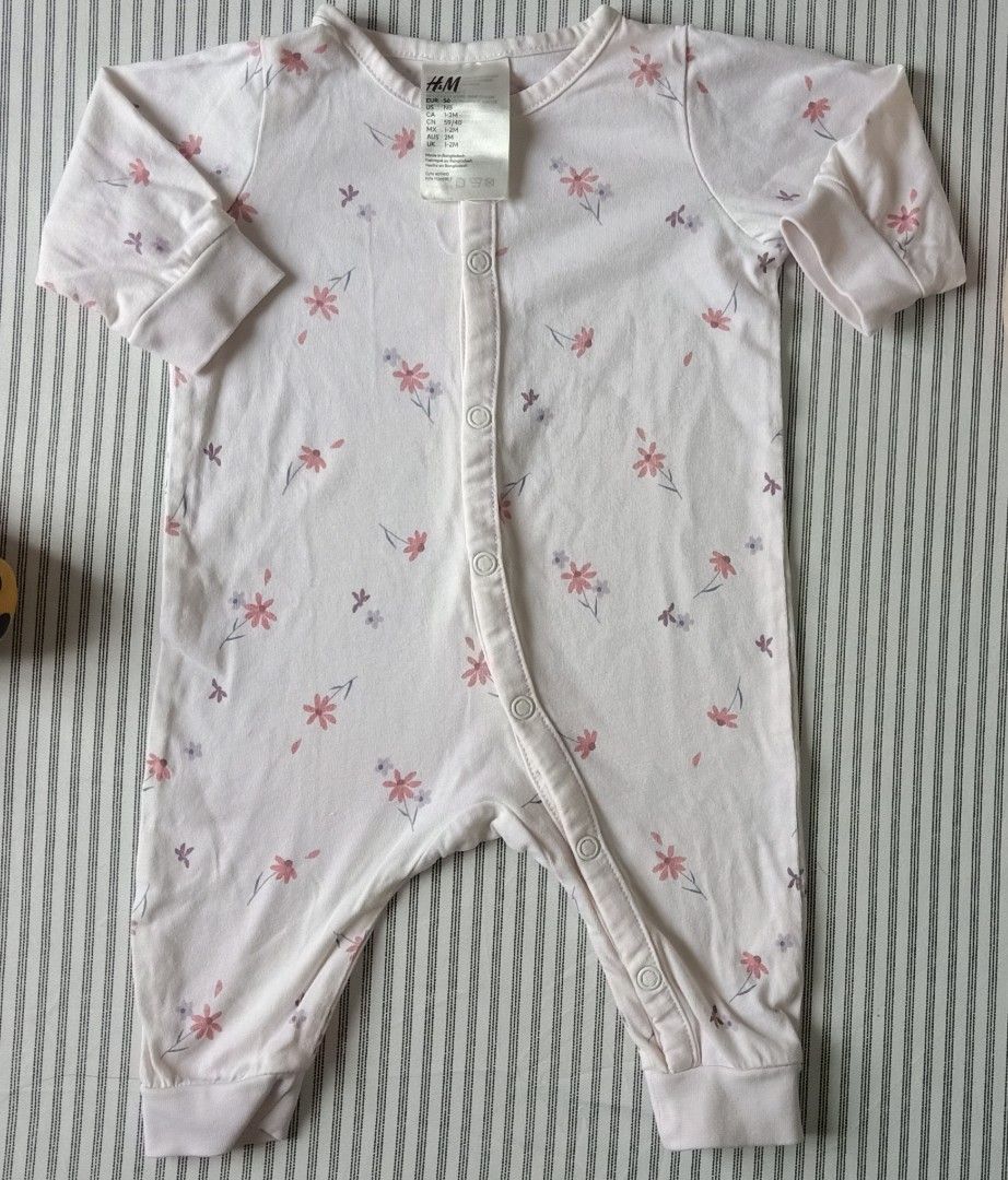 2 4 bulan H M baby girl jumpsuit Babies Kids Babies Kids