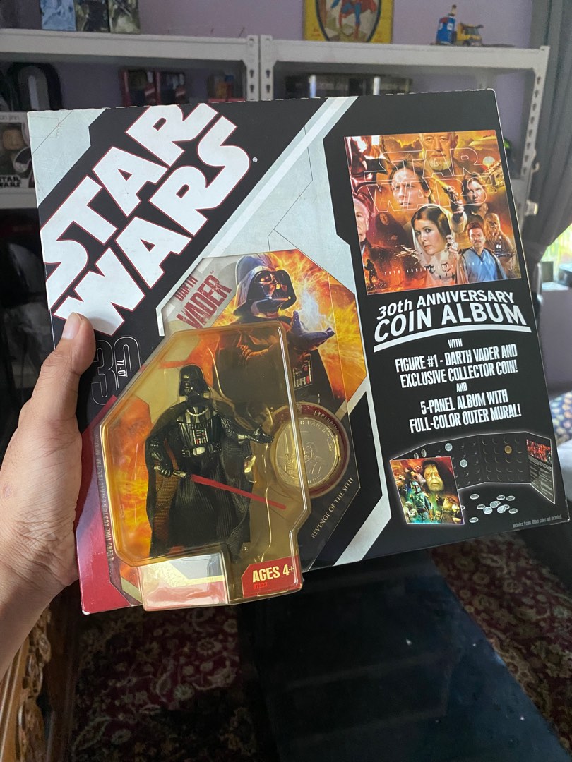 30th Anniversary Coin Album with 3.75 Darth Vader Hobbies Toys