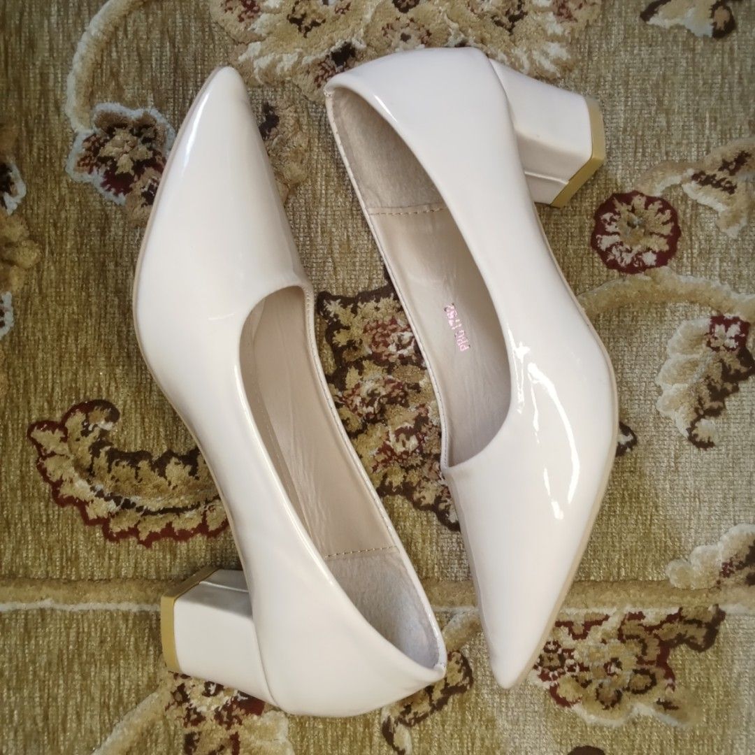 35 36 2 inch Nude Heels Women s Fashion Footwear Heels on