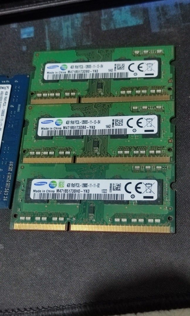 4gb pc3L ddr3l dd3 Laptop Memory RAM (Category: Computer Parts) located in Bacoor. Submitted by ivanyun (Listing ID 1269568374, Image 2). Description: 4gb pc3L ram 12800s 1.3v low voltage Samsung brand pwede nyo install and test agad before bayad. pickup loc bacoor/bgc or cod lalamove 450each only.