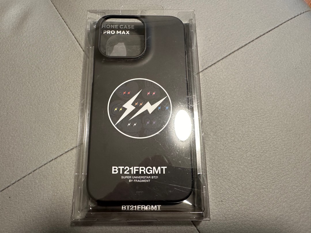 全新現貨BT21 x Fragment iphone 14 pro max case bt21fragment, 手提 