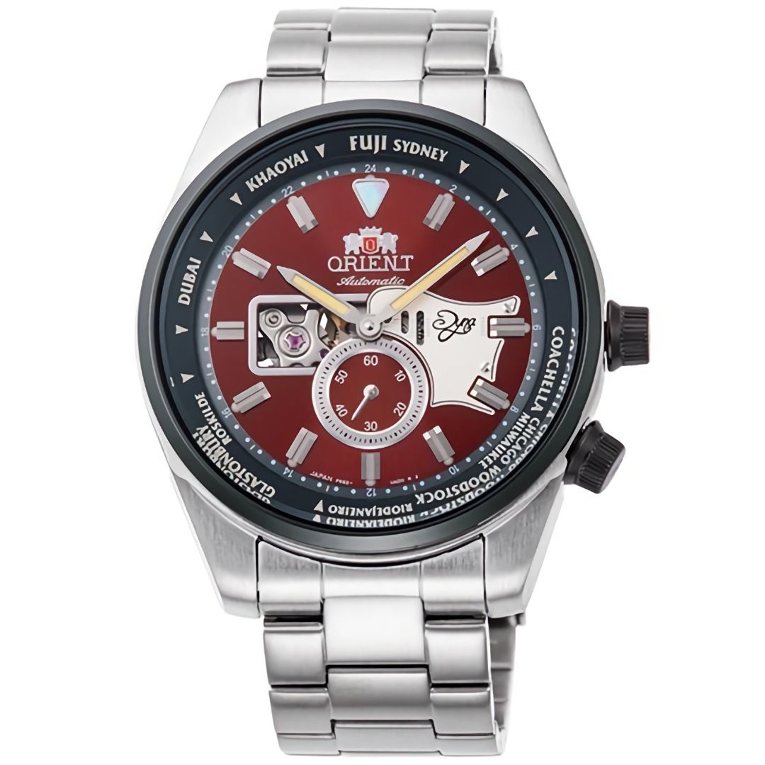 ORIENT RETRO FUTURE GUITAR RN AR0302R Automatic Red Dial Watch LIMITED 300 PCS Carousell