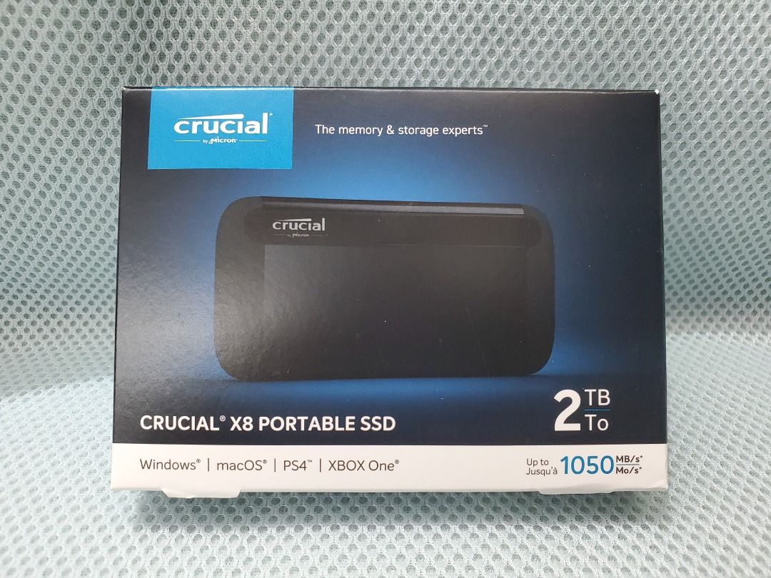 新品未開】Crucial X8 2TB Portable SSD 2000GB-