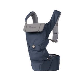 二手 hugpapa DIAL-FIT PRO 3合1 韓國透氣減壓背帶 新生兒腰凳背巾 含坐墊+安全帶+口水巾
