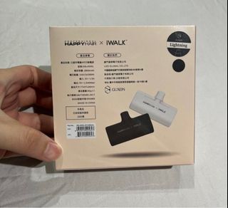 白色 iwalk聯名攜帶充電器（第四代）iPhone專用