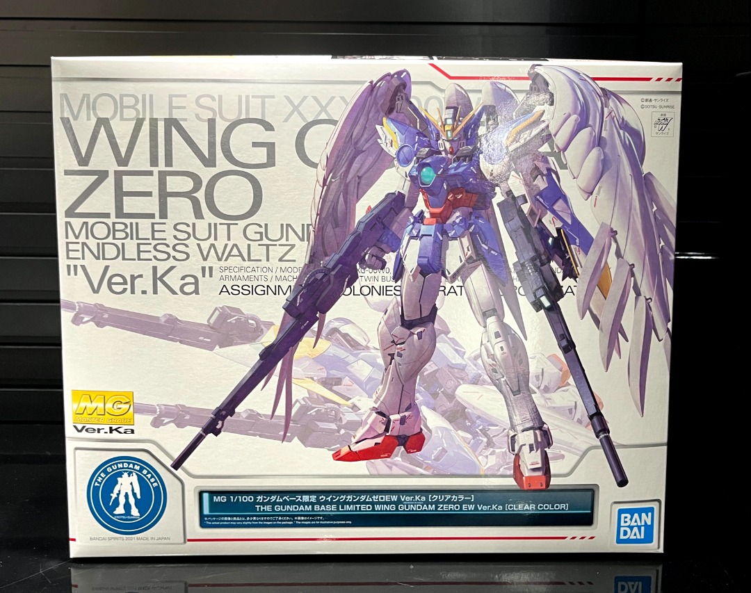全新MG 1/100 The Gundam Base Limited Wing Gundam Zero EW Ver