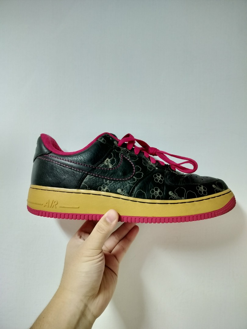 絕版逸品* *價格高漲中* Nike Air Force 1 Premium Black Floral