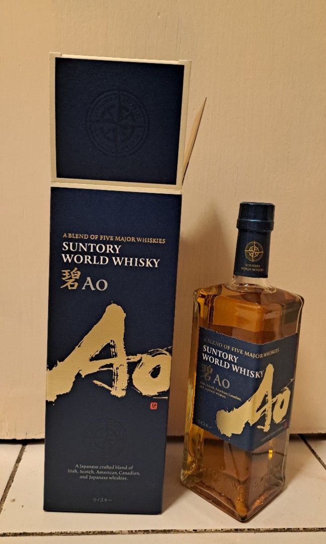 日本Suntory 碧AO World Whisky 三得利調和威士忌, 嘢食& 嘢飲, 酒精
