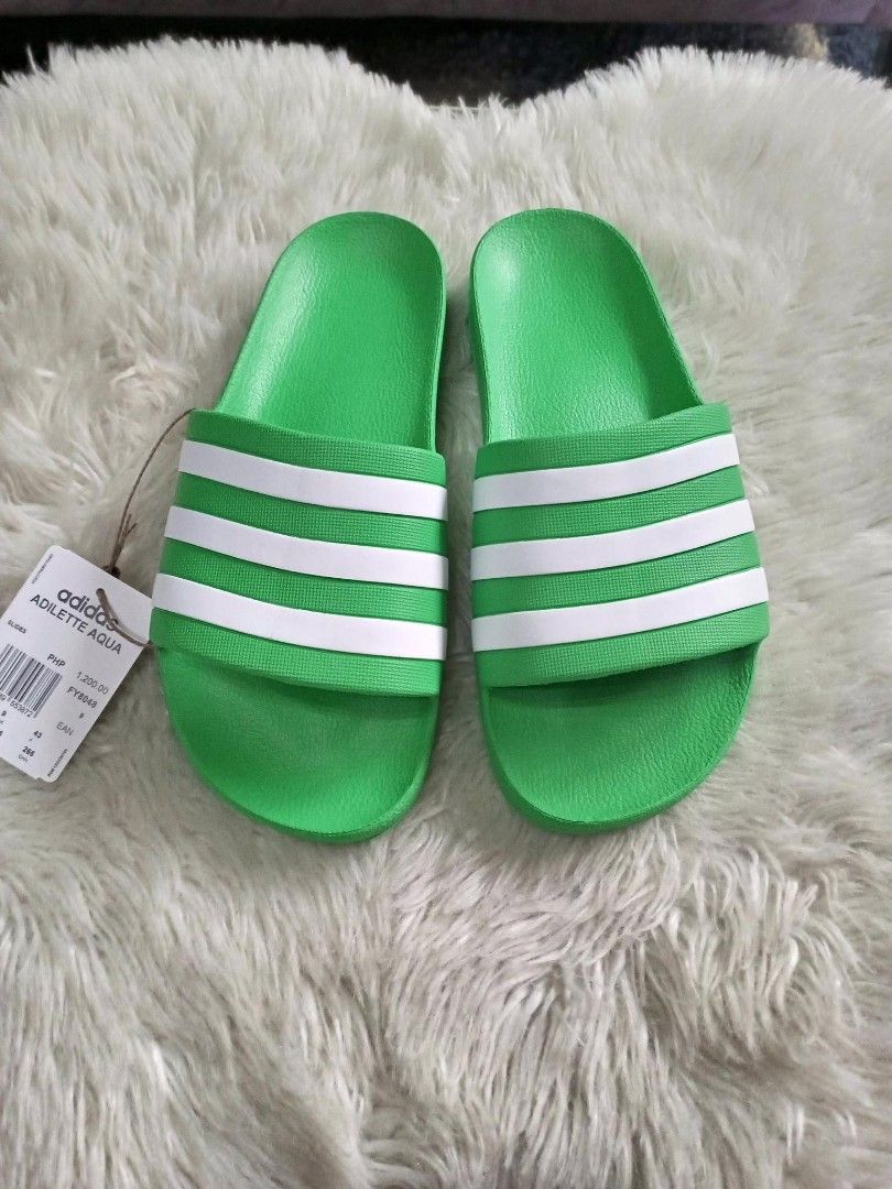 Adidas fluffy slides sales
