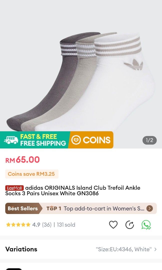 Adidas Ankle Socks