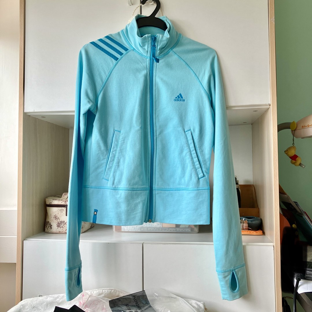 Adidas blue sports jacket
