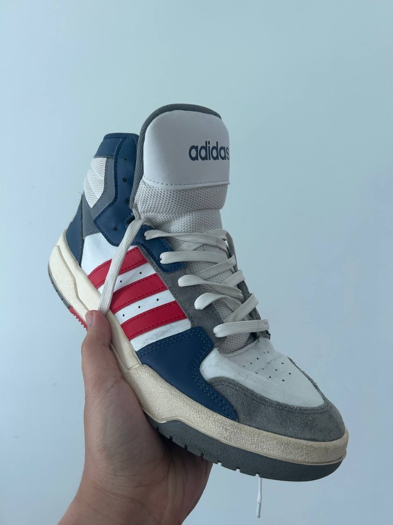 Adidas neo white red hotsell