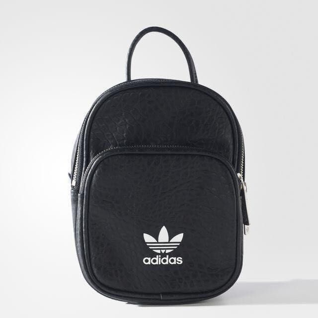 Adidas Originals Mini Backpack in Black Women s Fashion Bags