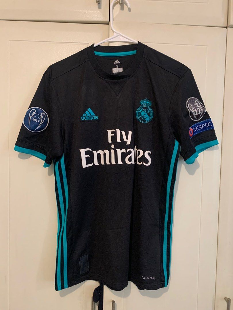 2017-18 Real Madrid Away Football Jersey, Men's Fashion, Activewear on