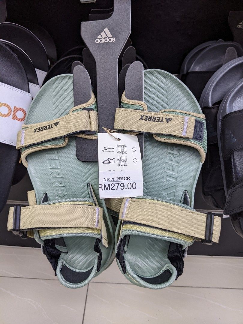 Adidas two strap sandals cheap