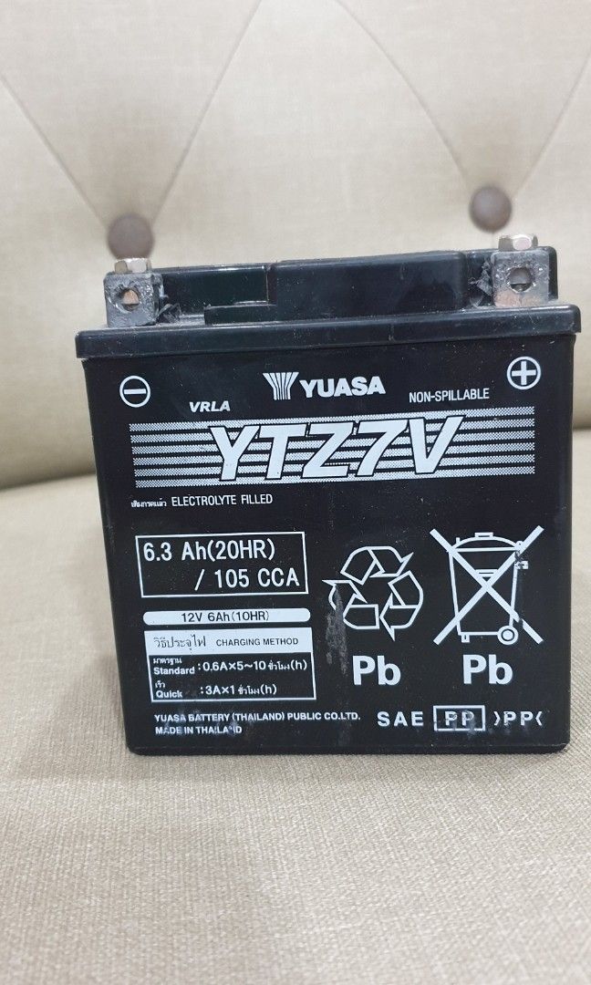 Aerox battery, Motorcycles, Motorcycle Accessories on Carousell