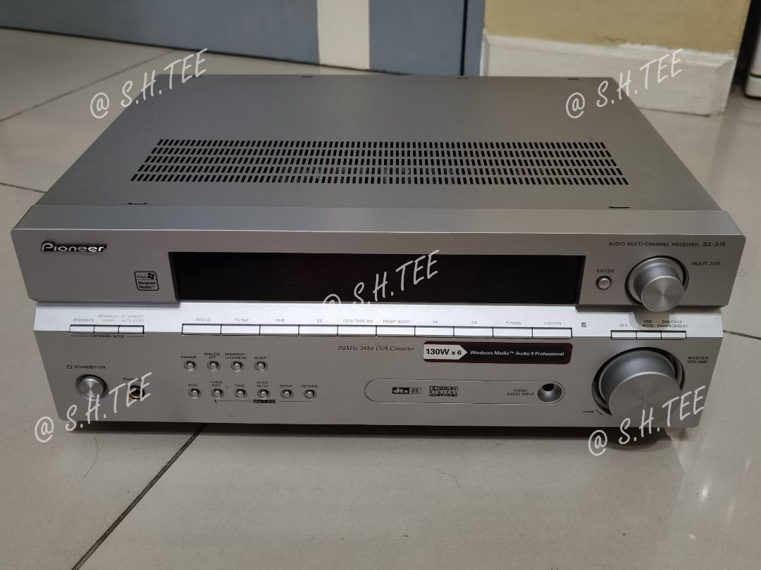 Amplifier Pioneer Receiver 8 with Passive Subwoofer Output