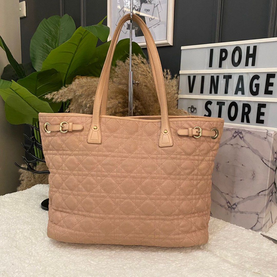 Authentic Christian Dior Panarea Cannege Tote Bag Luxury Bags