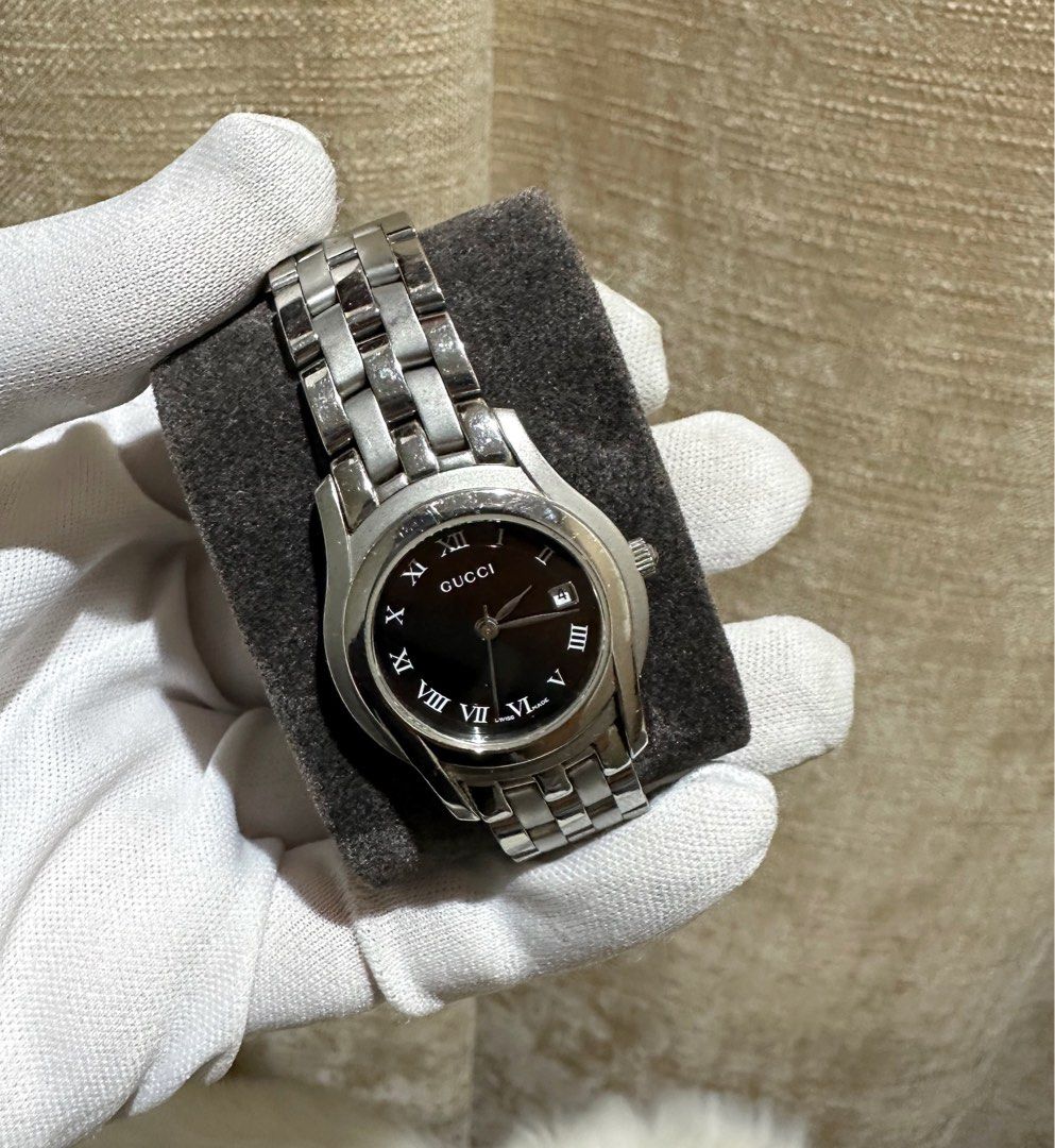 Authentic Gucci 5500L Steel Ladies Watch Complete Luxury Watches on Carousell