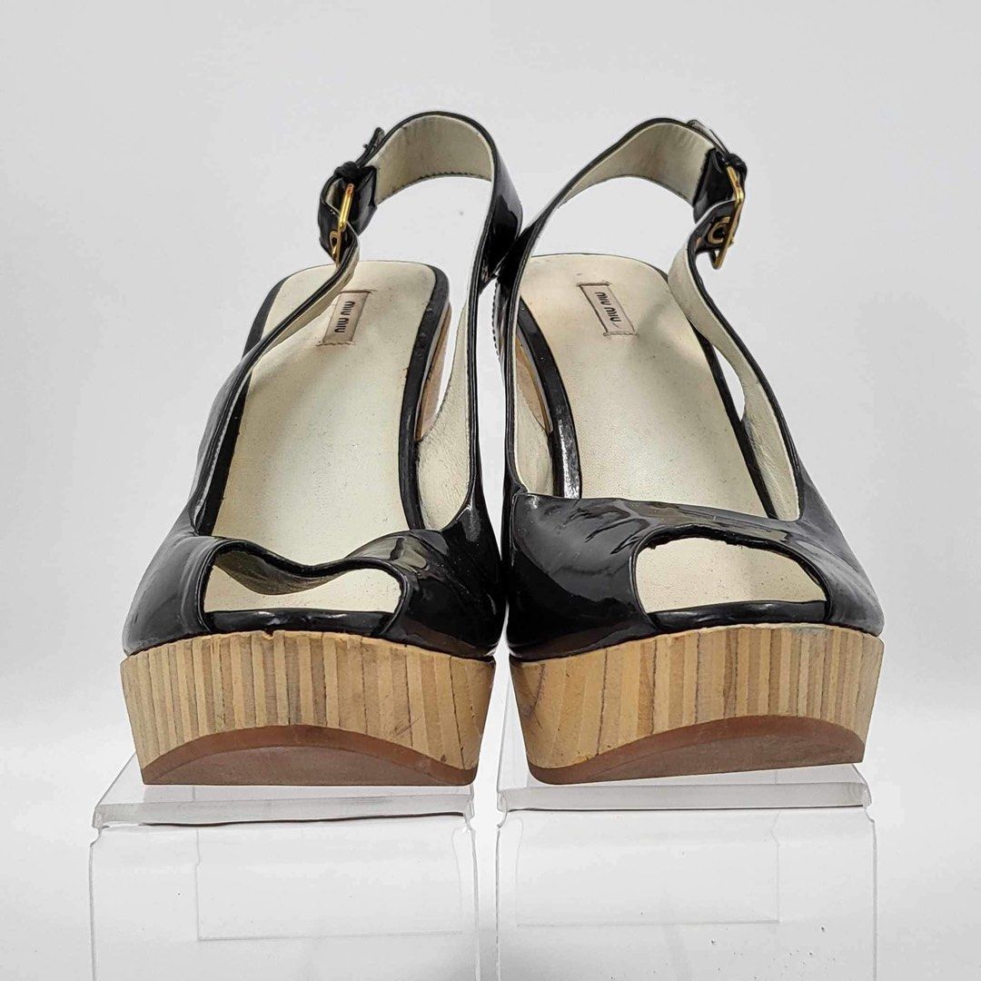 Miu miu wedge sneaker clearance