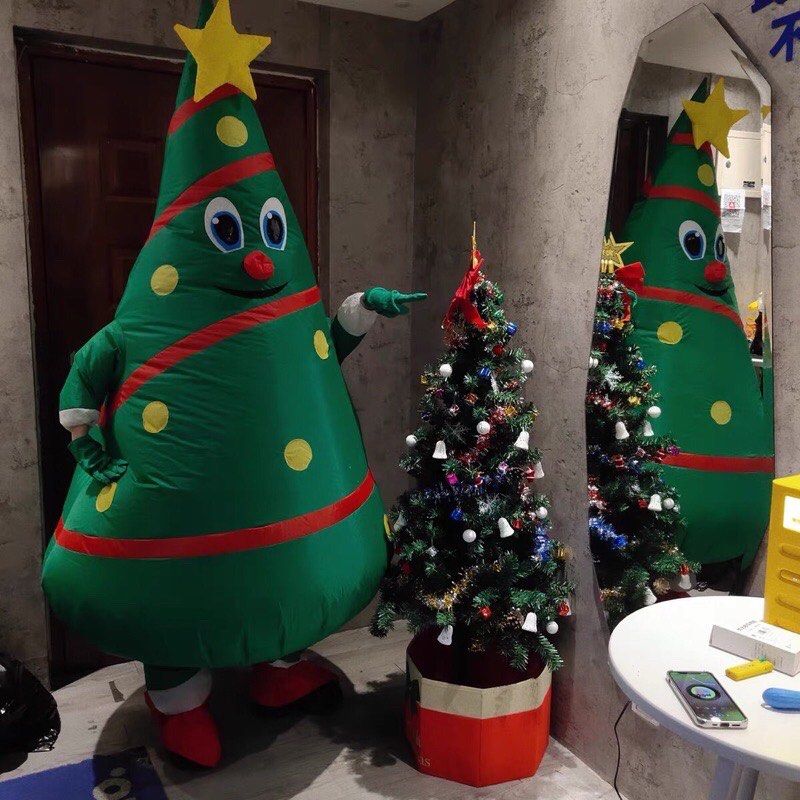 Christmas tree costume cheap with lights