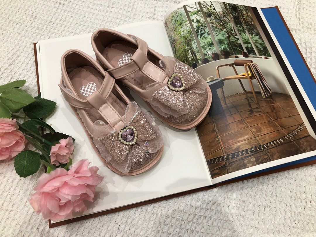 Baby Girls Blink Shining Doll Shoes Princess shoes Size 25 15.5cm