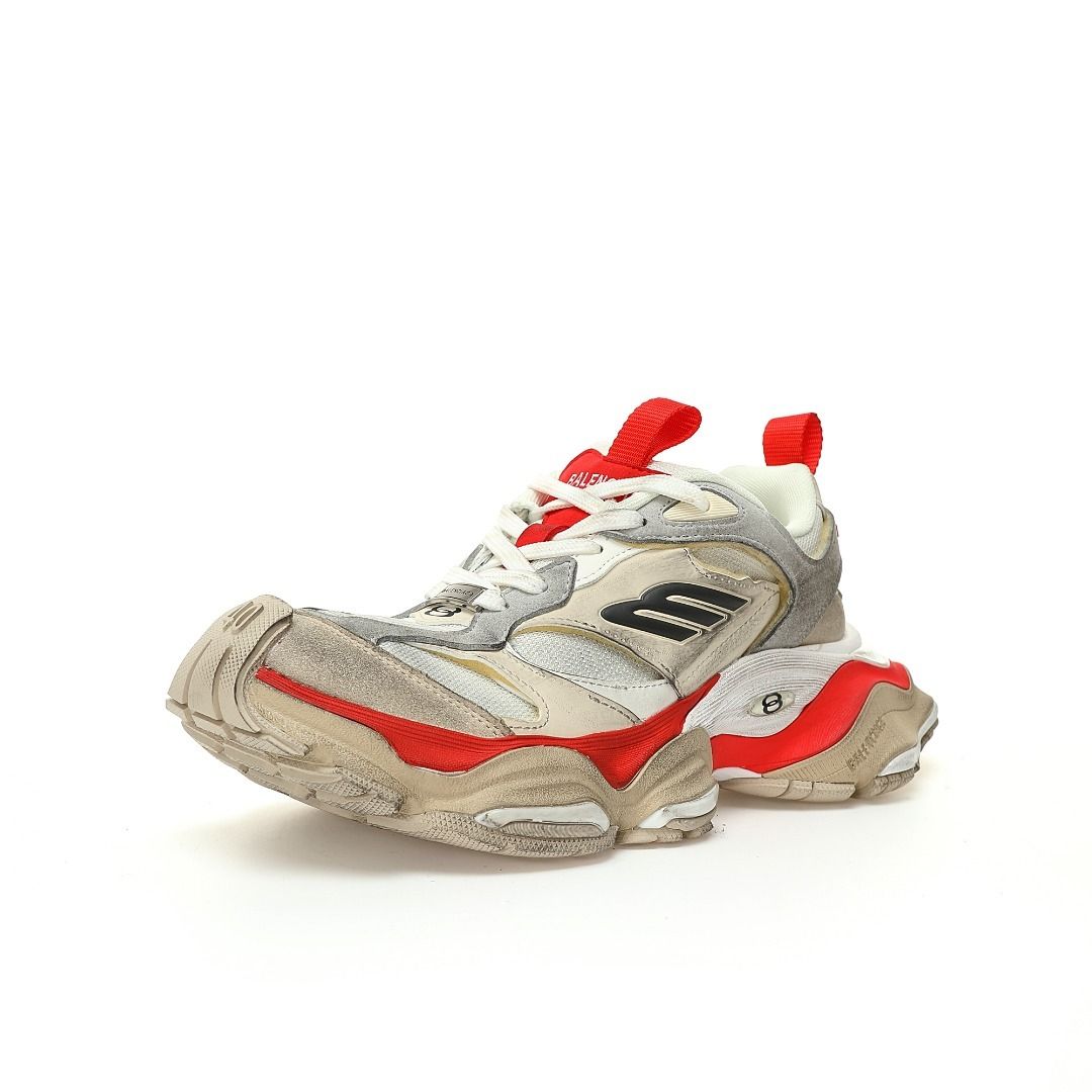 Red balenciaga sneakers womens top