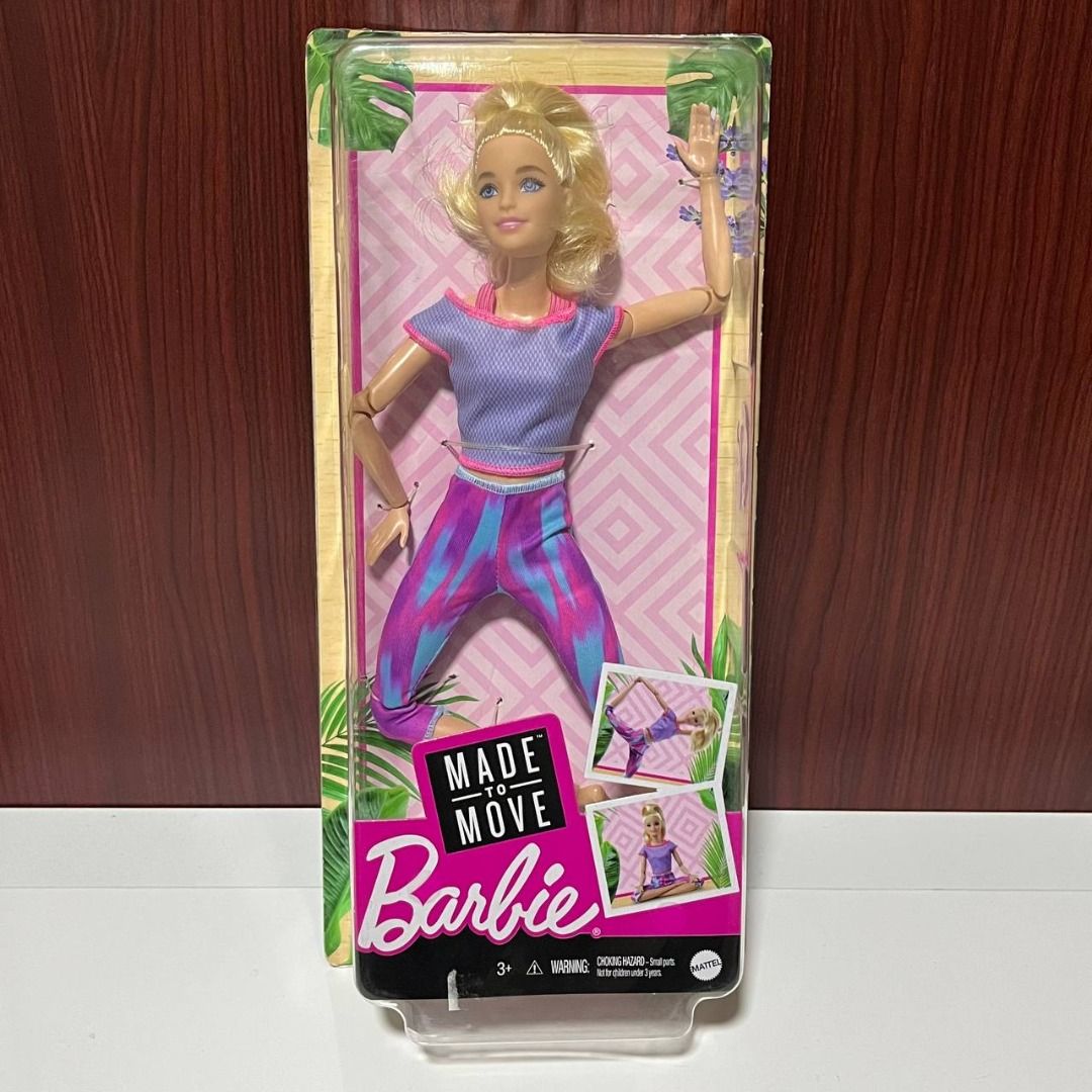 Barbie Doll - Made to Move (yoga), Hobbies & Toys, Toys & Games on Carousell