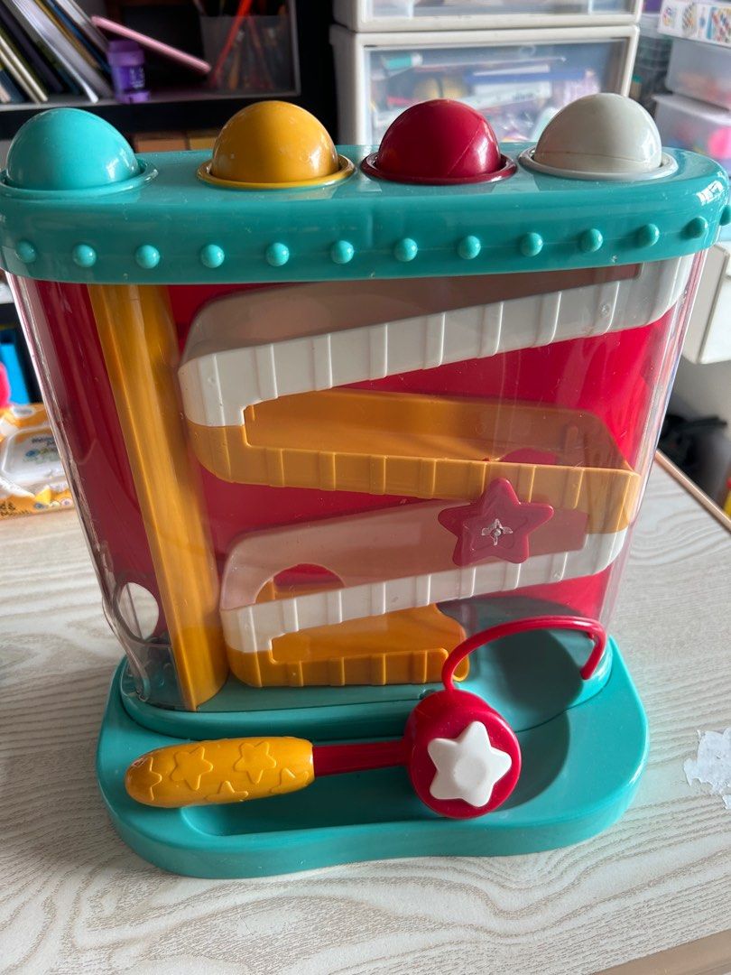 Battat Pound and Roll 25cm Learning Toy for Toddlers fine motor