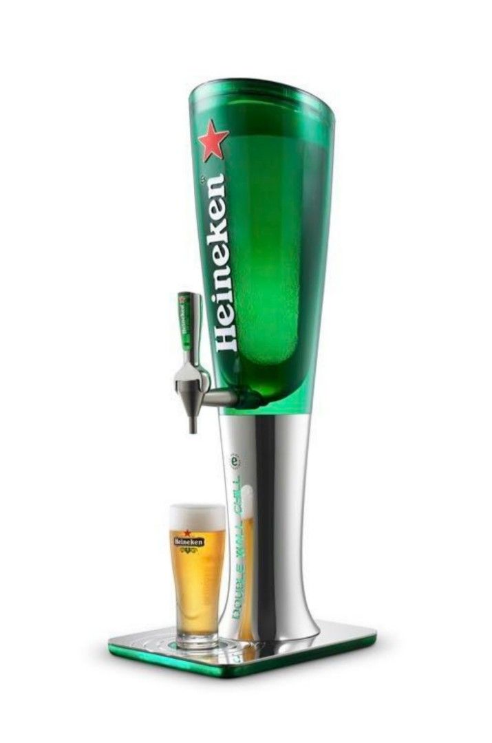 Beer Tower Drink Dispenser Heineken, Everything Else on Carousell