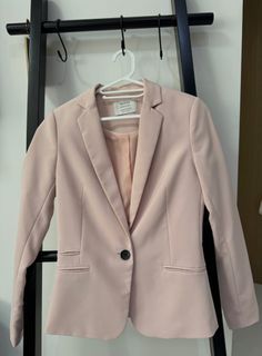 Bershka Light Pink Blazer Jacket  size XS
