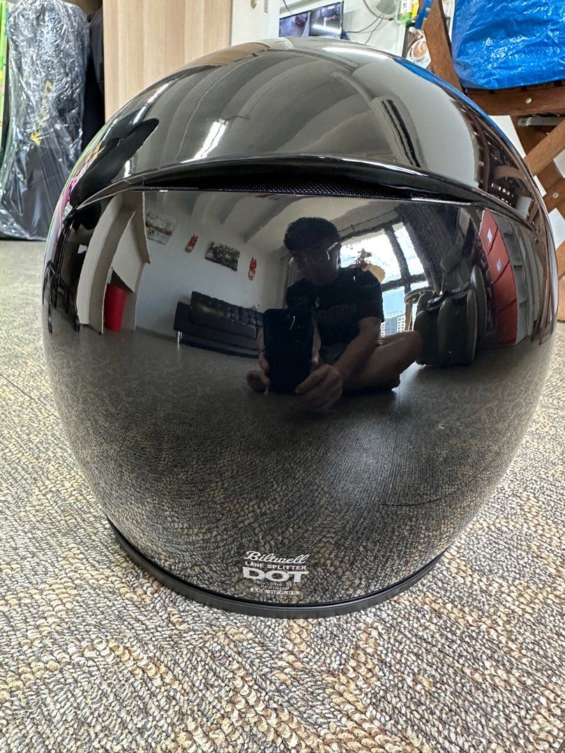 Biltwell lane splitter gloss black sales