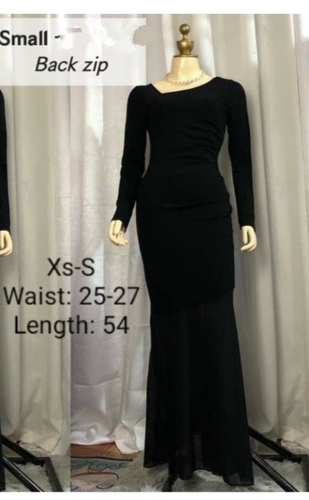 Black Long Gown/Dress (Category: Evening dresses & gowns) located in Valenzuela. Submitted by sapshop (Listing ID 1269665995, Image 1). Description: Used but not abused maganda ang tela at fitting.