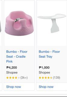 Bumbo Floor seat with tray