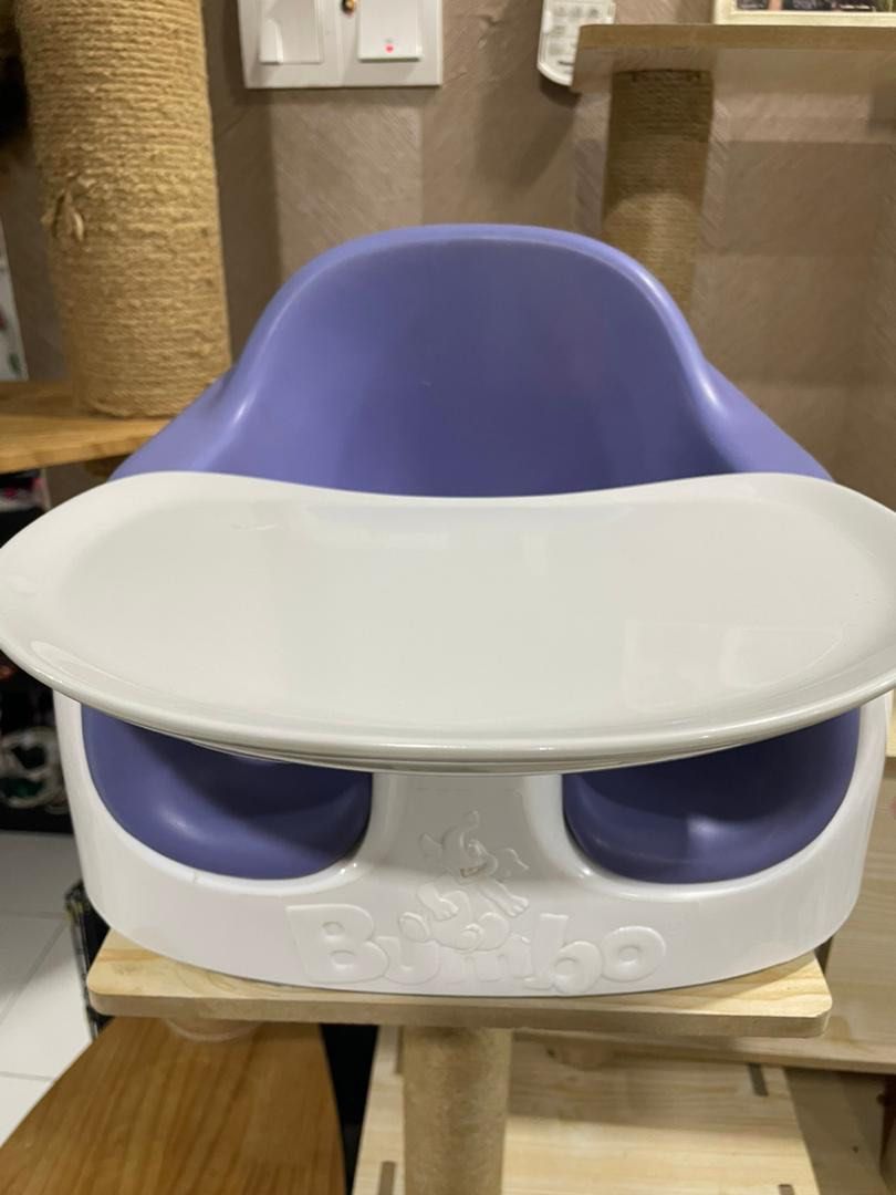 Purple bumbo seat with tray 2025