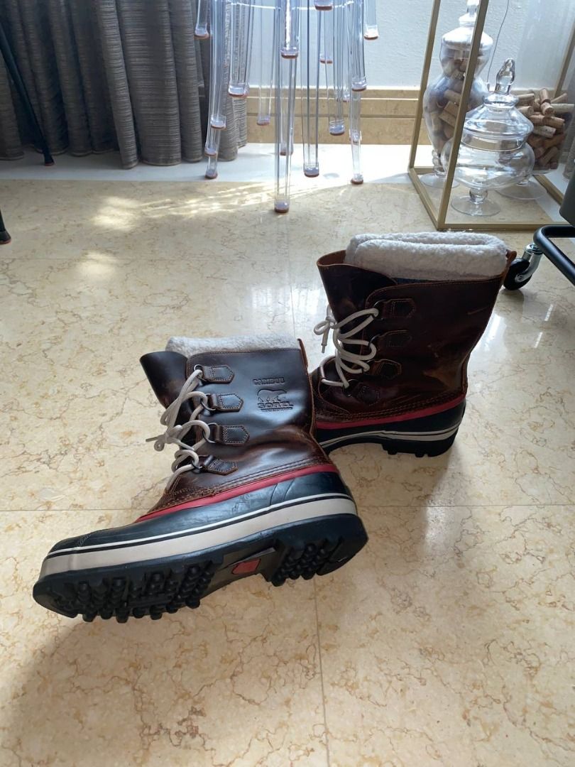 Sorel men's cheap caribou wool boot