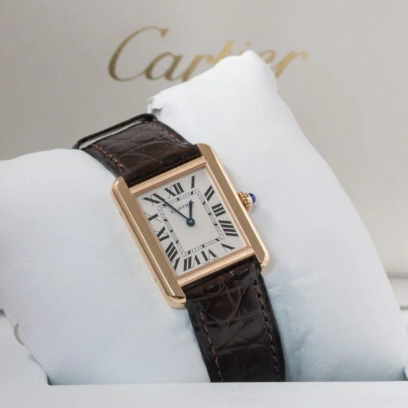 Cartier Solo Rose Gold S (Category: Luxury Watches) located in Mandaluyong City. Submitted by 88nac (Listing ID 1269621009, Image 1). Description: 438k For sale: Cartier Tank S Foreign AD - 2020 Rose Gold Small Size Full set 9.5/10 ** SRP 900k Additional photos can be requested Serious inquiries only.