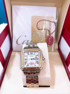 CARTIER TWO TONE DIAL SMALL AUTHENTIC WATCH