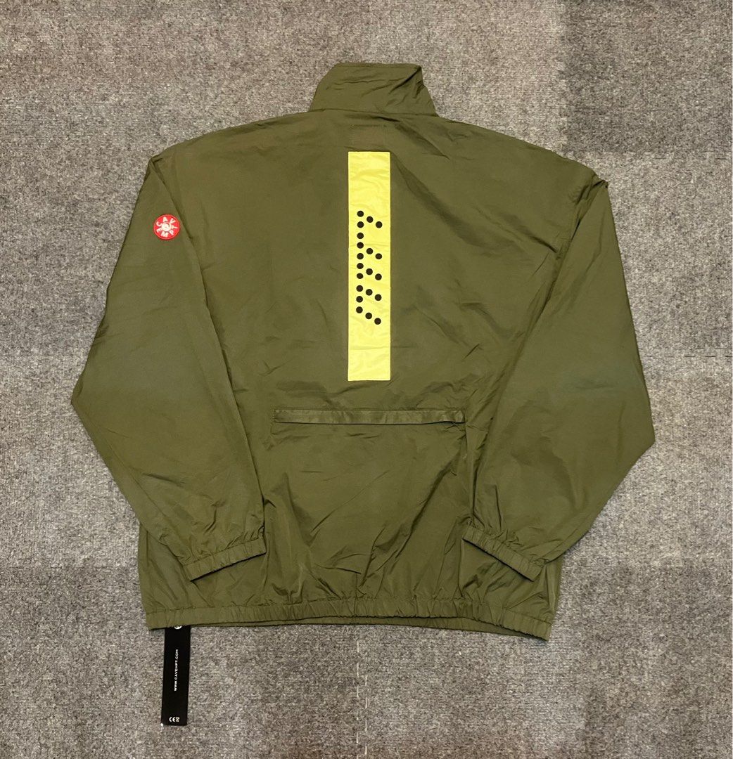 CAV EMPT C.E CLASSIC PULLOVER HALF ZIP HARRINGTON ZIP UP NYLON 3M