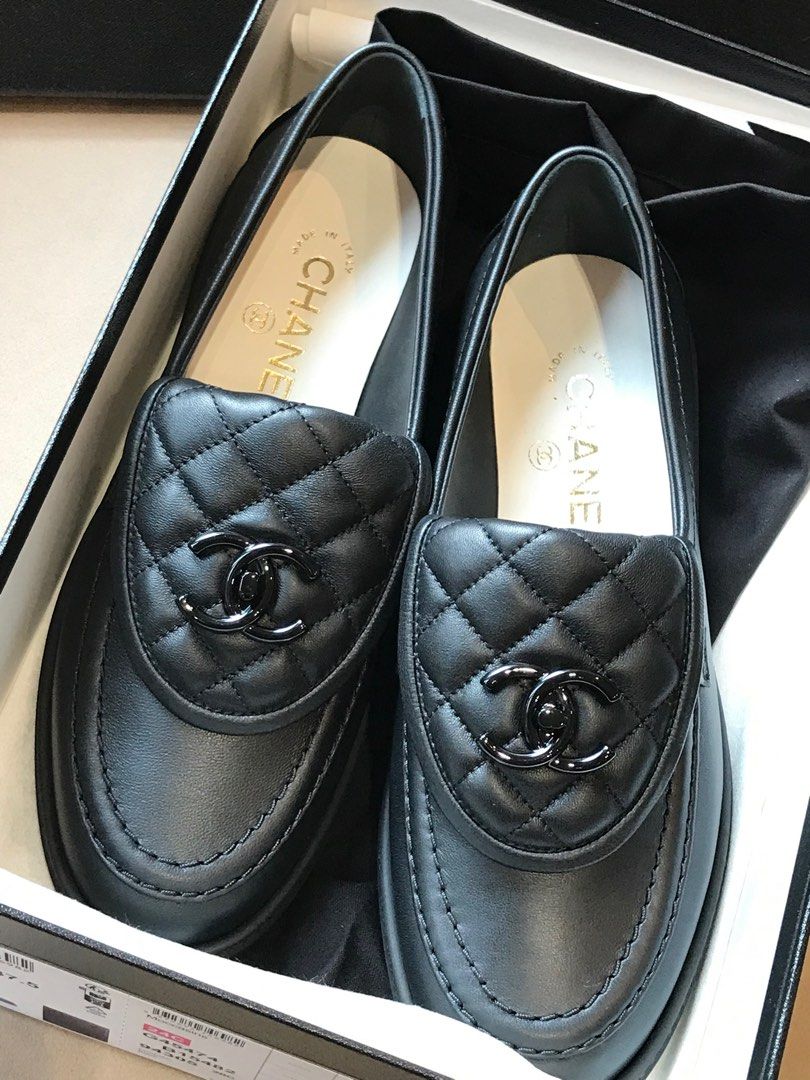 Chanel moccasins Luxury Sneakers Footwear on Carousell