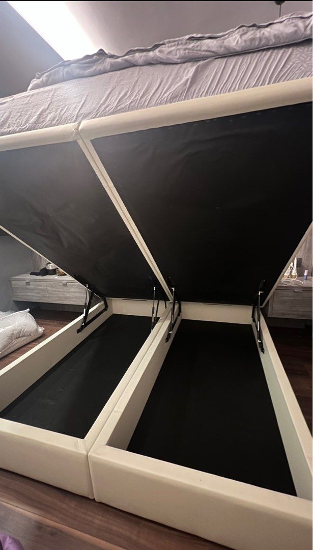 Cheap King size storage bed frame, Furniture & Home Living, Furniture