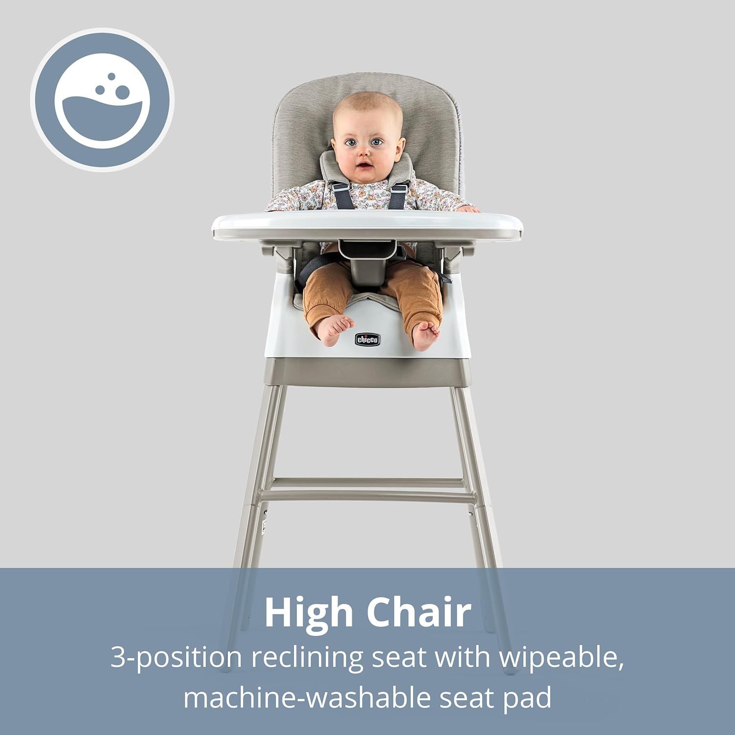 Chicco Stack Hi Lo 6 in 1 Multi Use Convertible High Chair