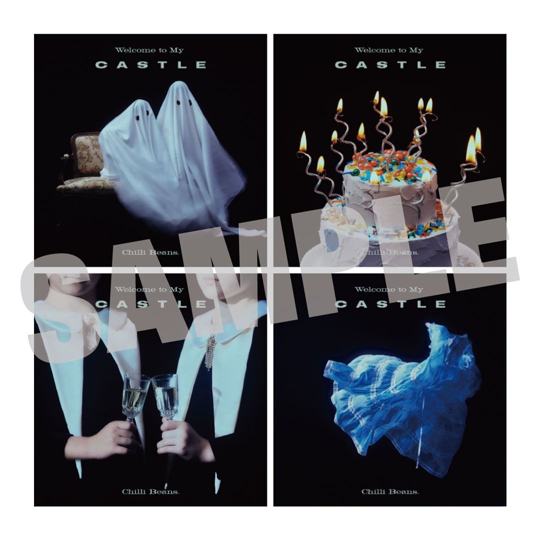 🫘Chilli Beans. 專輯「Welcome to My Castle」初回生産限定盤 CD Blu-ray DVD Photobook  通常盤 CD 代購 預訂 | Moto Maika Lily 日本女子樂團 2nd Album Japanese Band J-pop