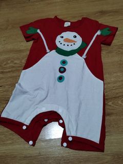 Christmas snowman onesie